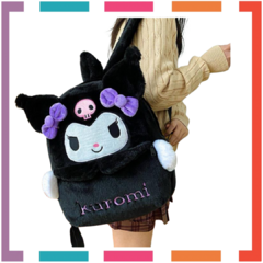 Mochila Importada Sanrio Soft Kuromi - Kitty - My Melody. Modelo grande - OSURRIN