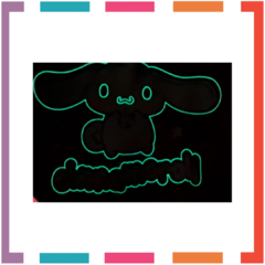 Pijama CINNAMOROLL estampa GLOW que BRILLA en la oscuridad 100% algodón peinado premium - tienda online