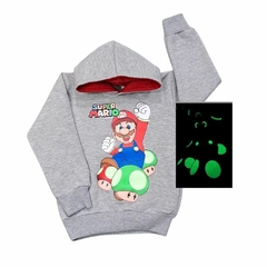 Buzo con Capucha BLUEY con estampa GLOW Brilla en la oscuridad - comprar online
