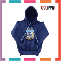 Buzo AFA SELECCIÓN PREMIUM Frisa con aplique Bordado