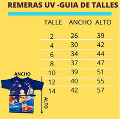 Combo Toalla Toallon + Short de Baño + Remera de Agua Sonic - tienda online
