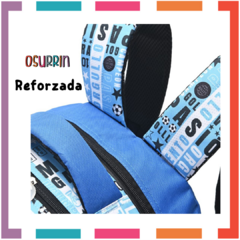 Mochila Reforzada Premium Argentina Messi Dibu - tienda online