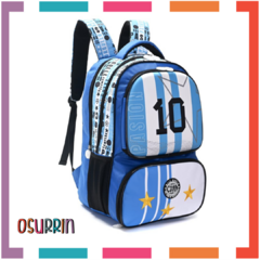 Mochila Reforzada Premium Argentina Messi Dibu