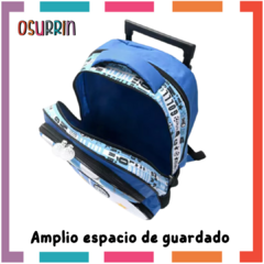 Mochila CARRITO Reforzada Premium Argentina Messi Dibu - OSURRIN