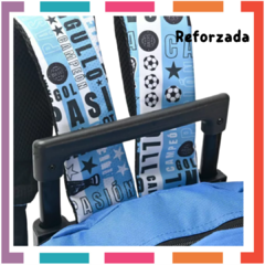 Mochila CARRITO Reforzada Premium Argentina Messi Dibu - tienda online