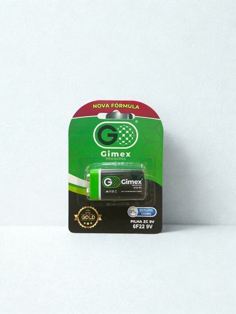 PILHA GIMEX 9V GX-69F228-S1PK UNIDADE - comprar online