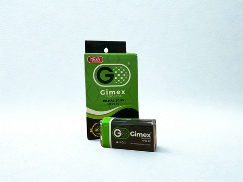 PILHA GIMEX ZC 9V 6F22 10UND - comprar online