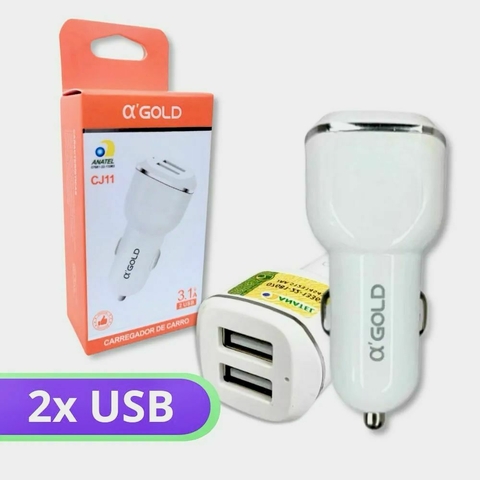 CARREGADOR DE CARRO 3.1A CJ11