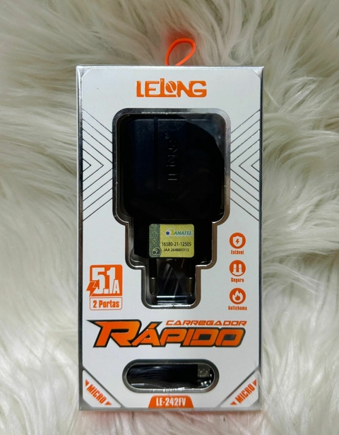 CARREGADOR DE VIAGEM LE-242FV