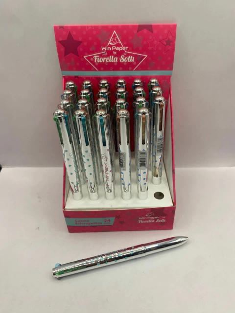 CANETA METALIZADA 4 CORES WPD30161