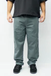 Pantalon de gabardina recto GRIS - comprar online