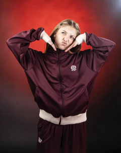 Campera Sporty Bordo