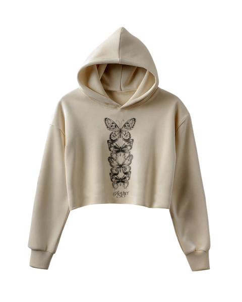 ETHER hoodie crop top