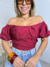 Cropped Bordado Diana na internet