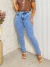 Calça Skinny Cintura Alta crm Kaline