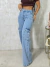 Calça wide leg cargo Rita