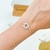 PULSEIRA ARGOLA CRAVEJADA AJUSTÁVEL - comprar online