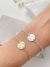 PULSEIRA LETRA FIXA OURO - Althea Acessórios - Relicários, Pulseiras, Anéis | Compre Online Agora