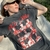 T-SHIRT RED FLAG PRETO ESTONADO - Althea Acessórios - Relicários, Pulseiras, Anéis | Compre Online Agora