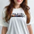 T-SHIRT PAPAYAS OFFWHITE - Althea Acessórios | Compre Online Agora