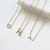 COLAR CHOKER LETRA FIXA OURO