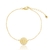 PULSEIRA LETRA FIXA OURO - loja online
