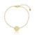 PULSEIRA LETRA FIXA OURO - comprar online