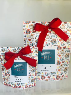 25 sacos com fechamento simples 14x15 - PAI HEROI 2021