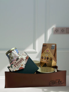 1 UN CESTA BANDEJA COURO- COLEÇÃO PAI - comprar online