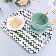 Bandeja de fibra de Bamboo