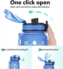 Botella Motivacional 1 litro Well - comprar online