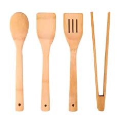 Set de 4 utensilios Bambú - Erinfebo