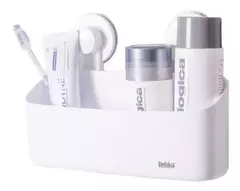 Cesta organizadora con ventosa Bathlux - Erinfebo