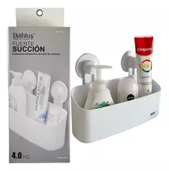 Cesta organizadora con ventosa Bathlux en internet