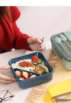 Lunch Box Nina con cubiertos - comprar online