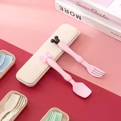 Set de tenedor y cuchara Mickey en internet