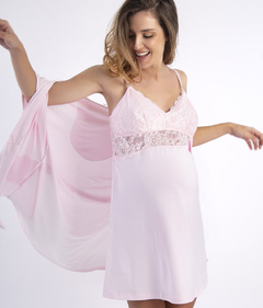 Camisón maternal Julieta Rosa - Lo estás haciendo bien  Maternity Shop