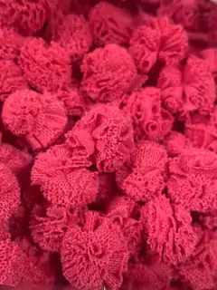 POMPOM MALHA PINK 15MM - 10 UNIDADES