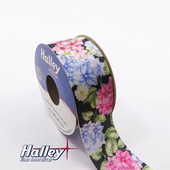 FITA HALLEY - FLORAL ESCURO