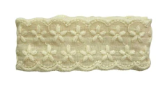 FITA IMPORTADA RENDADA FLOR DUPLA - METRO - comprar online