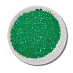 APLIQUE CONFETE REDONDO VERDE (1MM) - 10G