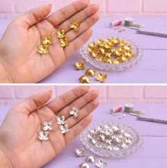 TULIPA METAL 4 FOLHAS 12mm/10 gr