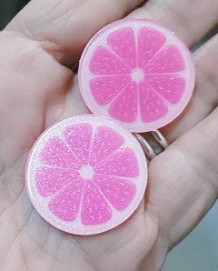 APLIQUE ACRÍLICO FRUTINHAS 3 x 3.5/PAR na internet