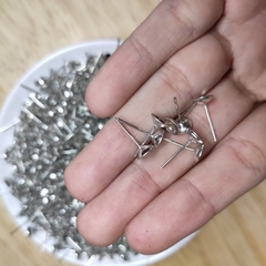 BASE DE BRINCO CÔNCAVA 8MM PRATA - 10 UNIDADES na internet