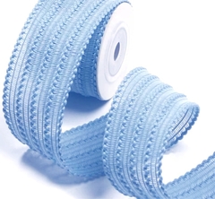 FITA IMPORTADA RENDADA COM TRAMA VAZADA 38 E 10 mm. = METRO - comprar online