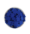 APLIQUE FLORZINHA PRENSADA TECIDO AZUL ROYAL - 50 UNIDADES