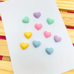 APLIQUE MINI CORAÇOES - 10UNIDADES - comprar online