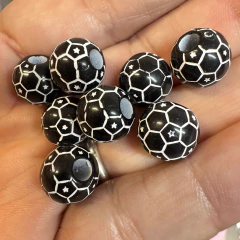 PASSANTE BOLA DE FUTEBOL PRETA 8mm/ 20GRS - comprar online