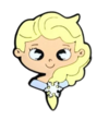 APLIQUE EMBORRACHADO YAMA - PRINCESA ELSA / UNIDADE