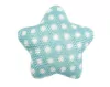 APLIQUE ESTRELA BASE METAL POA - AZUL / 5 UNIDADES